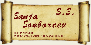 Sanja Somborčev vizit kartica